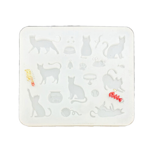 Moule en Silicone pour chats polyvalent, outil-Moule chat mignon