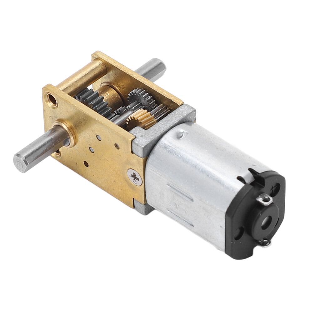 Ga1218 Dual Output Shaft Worm Gear Motor 60Rpm For Machines 4081381725368