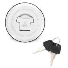 Motorcycle fuel tank cap lock with key for NS50F CBR250R VT250 CB600F Hornet CNC aluminum