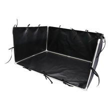 Indoor Dog Potty with Sided Walls, Easy Clean Pee Pad Holder for Apartment Training