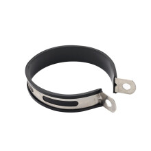 Motorcycle Exhaust Pipe Universal 51mm Carbon Fiber Muffler Clamps Fixed Ring Support, Hanger Bracket, Silencer
