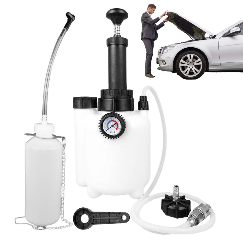 Vacuum Brake Bleeder 3L Manual Vacuum Fluid Bleeder Professional Brake Flush Machine 9382693678102