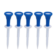 5pcs 85mm Plastic Golf Tees with Adjustable Range & Stability