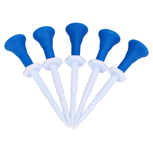 5pcs 85mm Plastic Golf Tees with Adjustable Range & Stability 1