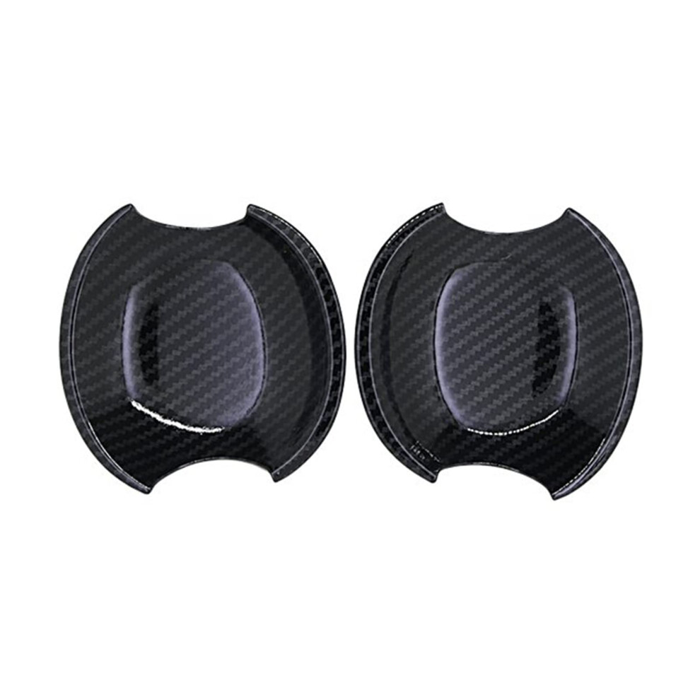 Exterior Door Handle Decor For Vauxhall Mokka 20122019 Carbon Fibre Black 9347817992502