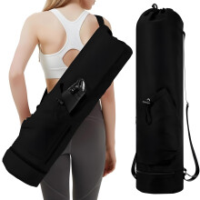 Polyester Yoga Mat Carrier With Adjustable Shoulder Strap 29.5 X 7.5 X 7.5 Inches Lightweight Mat Carrier