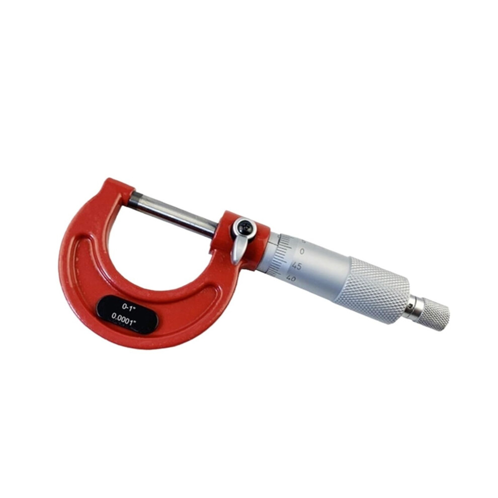 Micrometer, 04Inch 0.0001'' Precision Outside Micrometers With Carbide Tips 4Pcs Set 9382693856869