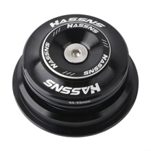 Bicycle Headset 28.6mm 4456mm Tapered Aluminum Alloy CNC Machined Sealed Bearings For Mountain Road Bike Frame Black