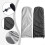 Waterproof Cover for Folding Ladders With Adjustable Drawstring Closure Black 5