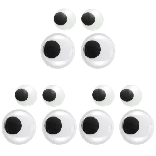 3Sets Wackelaugen Set Bastelaugen Für DIY 1