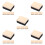 20Pièces Effaceurs Mini Bois Polyvalents Pour Tableau Et Noir 6