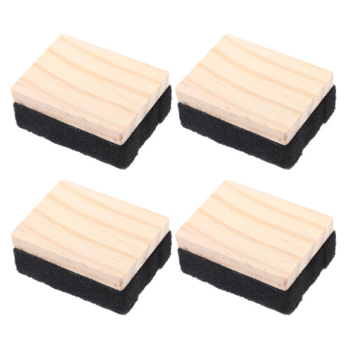20Pièces Effaceurs Mini Bois Polyvalents Pour Tableau Et Noir 1