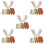 30Paires Genou Coton Multicolores Unisexes 2