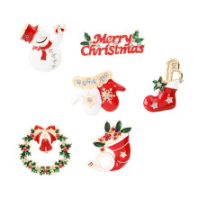 12Stk Xmas Broschen Schmuck Zinklegierung Für Pullover Hut Schal