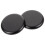 6Pièces Cache-Trous Ronds ABS Noir Design Réutilisable 2
