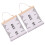 2St Waterdichte Wandhoogtemeter Wit Pine Canvas Voor Kinderlengte 6