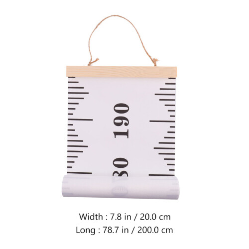 2St Waterdichte Wandhoogtemeter Wit Pine Canvas Voor Kinderlengte 1