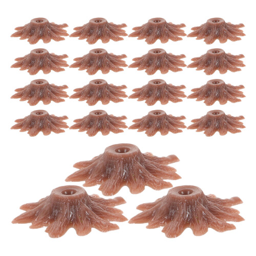 400Pièces Support Mini Arbre Plastique Café Pour Paysage Maquette 1