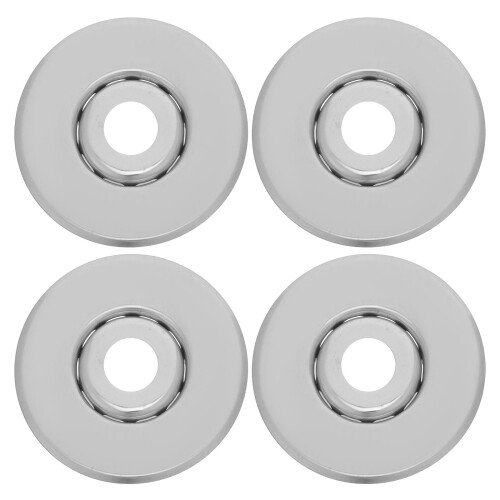 4Pièces Cache- Incendie Inoxydable Argent Pour Plafond
