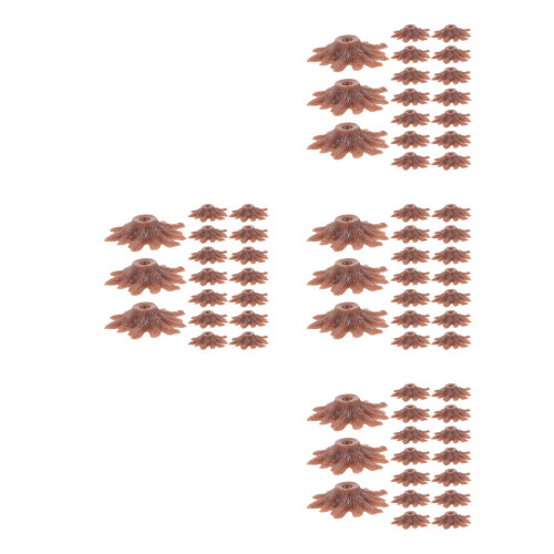 400Pièces Support Mini Arbre Plastique Café Pour Paysage Maquette 2