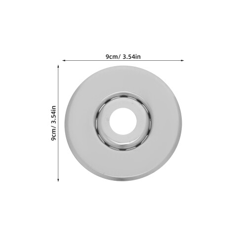4Pièces Cache- Incendie Inoxydable Argent Pour Plafond 1