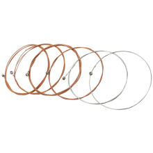24Pièces Cordes Guitare Acoustique Solide Couleur Variée Accessoires