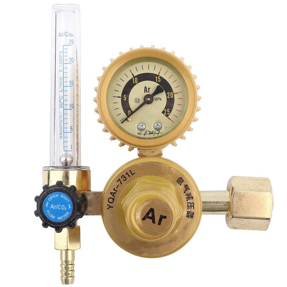 Argon Flow Meter Regulator For Mig Tig Welding, Brass Single Stage With Accurate Pressure Control 9347817453232