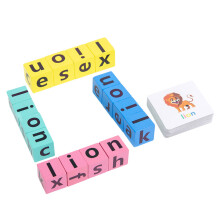 Jeu D'Alphabet En Bois Cartes Mots Pour Apprentissage Des Lettres