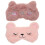 2 Pièces Masques Pour Yeux En Peluche Dessins 1