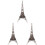3 Ensembles De Puzzle Transparent En Tour Eiffel 3D 2
