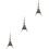 3 Ensembles De Puzzle Transparent En Tour Eiffel 3D 5