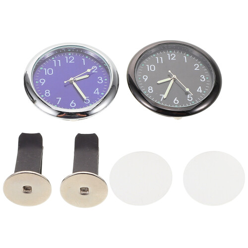 2Pièces Analogique Auto Clip Vent Durable Alliage