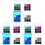 12Pièces Palette Yeux Portable Variées Et 2