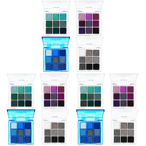 12Pièces Palette Yeux Portable Variées Et 1