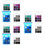 12Pièces Palette Yeux Portable Variées Et 6
