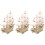 3 Ensembles Voilier 3D Bois Bateau Jeu Assemblage 3