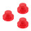 3Pièces De Levage Caoutchouc Rouge Pour Bols Chantants Sûrs 5