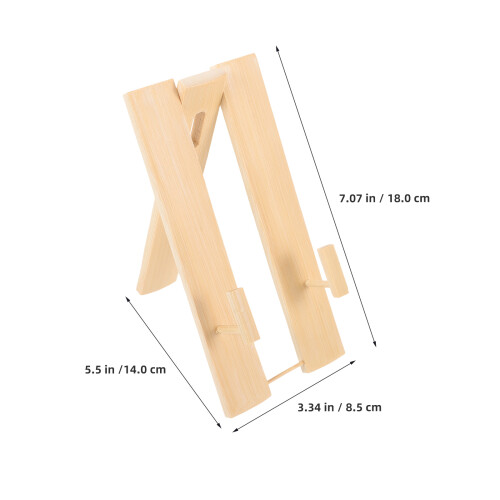 3 Pièces Support En Bambou Trépied Pour Éventail Décoratif 2