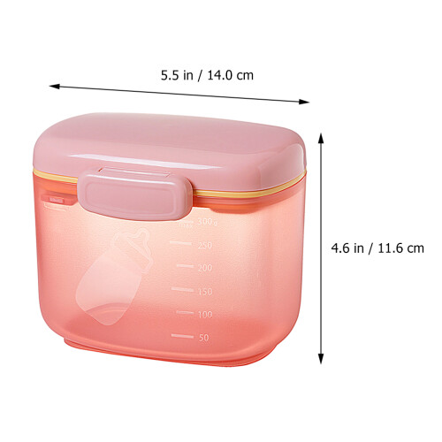 2Pièces Conteneur Silicone Rose Pour Bébé Étanche 1