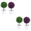 4 Pièces Boule De Artificielle Simulation Gazon En Pot 6