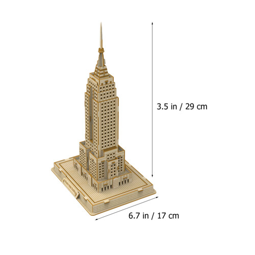 1 Set Enfants Puzzle 3D En Bois Éducatif 1