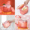 2Pièces Conteneur Silicone Rose Pour Bébé Étanche 6