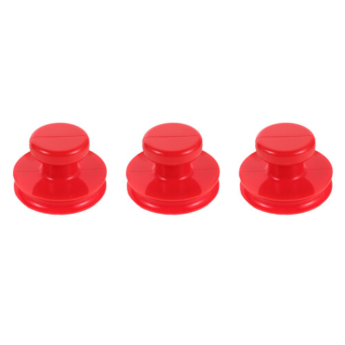 3Pièces De Levage Caoutchouc Rouge Pour Bols Chantants Sûrs 2