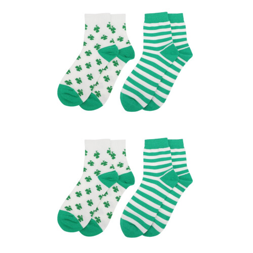 4Paires Douces Saint Patrick En Coton Chaudes Pour L'hiver 2