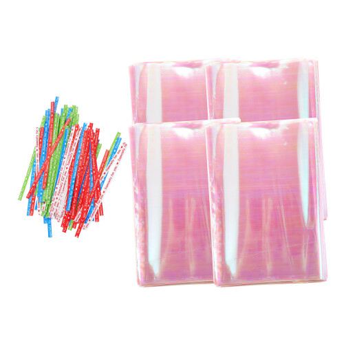 100 Pièces Sachets Transparent Pour Bonbons Cookies