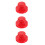 3Pièces De Levage Caoutchouc Rouge Pour Bols Chantants Sûrs 6