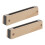 2Pièces Harmonica Bois Et ABS Beige Jouet Musical Enfant 1