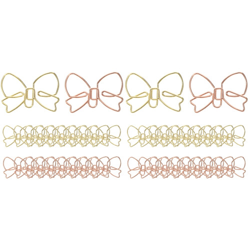 40Pièces Trombone Décoratif Métal Pour Documents Et Notes 1