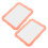 5sets Locker Mirror Vanity Mirror Lens Orange 2pcs*5 1