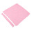1Ensemble Serviette Enveloppante Bébé Polyester Rose Avec Bandeau Doux 1
